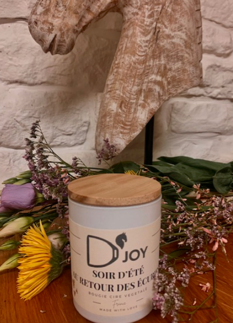 Bougie D'Joy "Soir d'été au retour des Ecuries" 150 gr