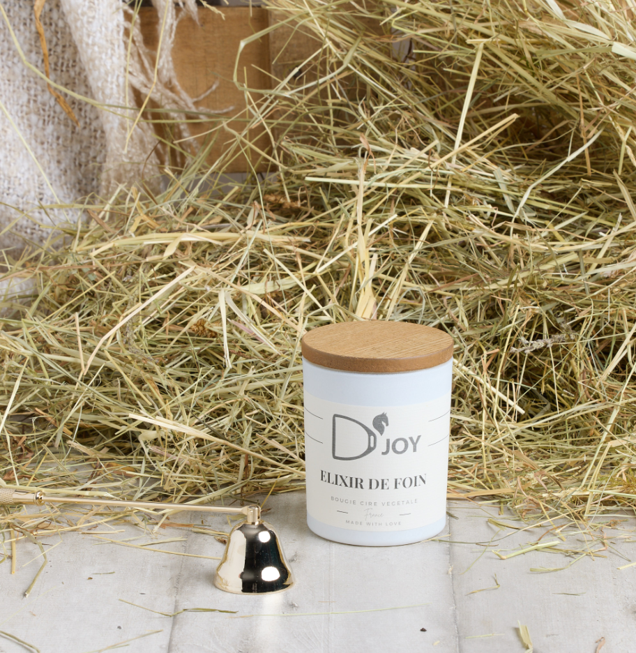 Bougie D'Joy "Elixir de Foin" 150 gr