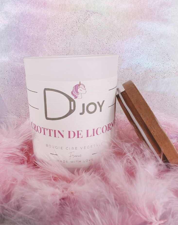Bougie D'Joy "Crottin de Licorne" 150 gr
