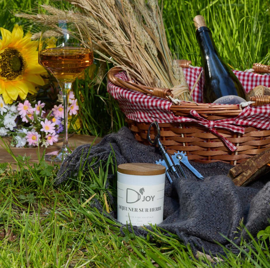 Bougie D'Joy "Déjeuner sur Herbe" 150 gr