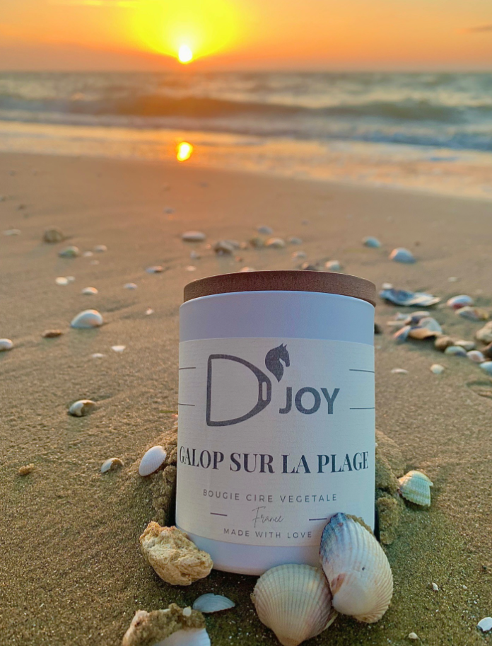 Bougie D'Joy "Galop sur la Plage" 150 gr