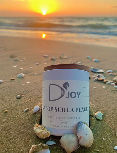 Bougie D'Joy "Galop sur la Plage" 150 gr