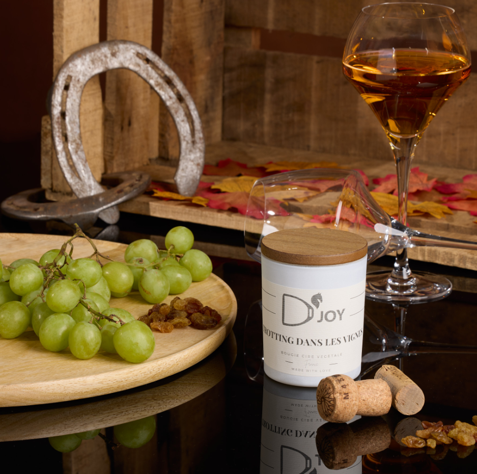 Bougie D'Joy "Trotting dans les Vignes" 150 gr