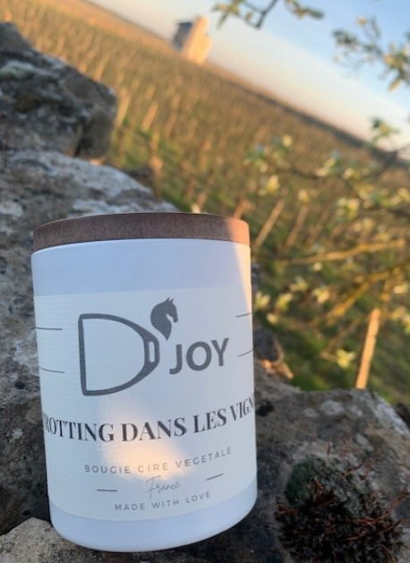 Bougie D'Joy "Trotting dans les Vignes" 150 gr