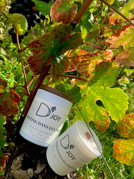Bougie D'Joy "Trotting dans les Vignes" 150 gr